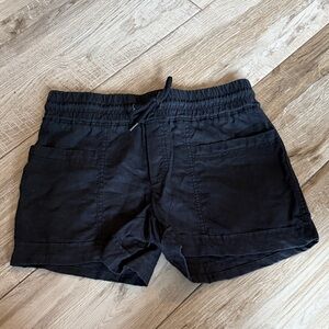 Athleta Black Athletic Drawstring Shorts